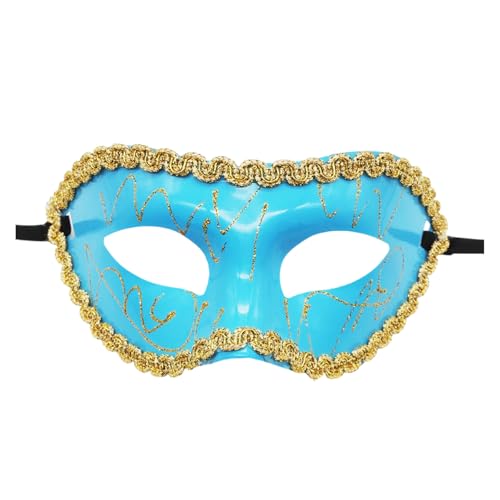 Masquerade Maske Halbgesicht Maske Maskerade Augenmaske Halloween Brillen Für Männer Frauen Maskerade Halloween Cosplay Party von PLCPDM