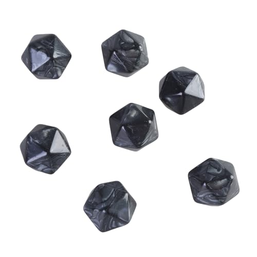 PLCPDM 20pcs Leere Blanks Dices 20mm Acryl Würfel Mit Glatten Oberflächen 20 Seitig Sided Würfel Für Brettspiele Und Lehren Einfach Zu Bedienen von PLCPDM