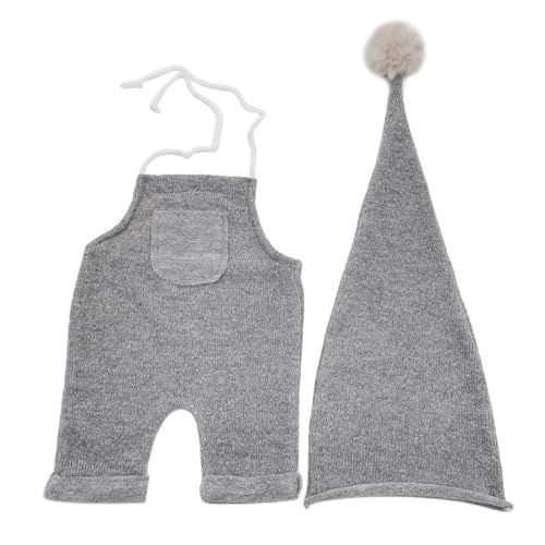 PLCPDM Baby Requisiten Kostüm Set Mütze Body Requisiten 2-teilig Kleidung Neugeborene Pilling Resistenz Unisex von PLCPDM