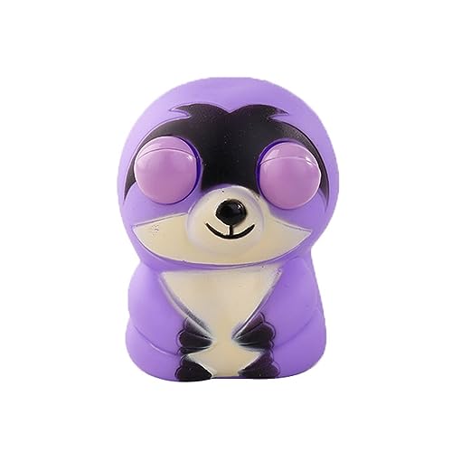 PLCPDM Cartoon Faultiere Form Spielzeug Anti Stress Tool Squeeze Weiche Stress Relief Lustige Fidgets Popping Augen Spielzeug Kinder Geschenk von PLCPDM