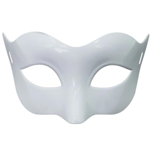 PLCPDM Halloween Mardi Gras Maske Halbgesichtsmaske Schmetterlingsmaske Carnivals Maske Maskerade Maske Weiße Maske Party Maske von PLCPDM