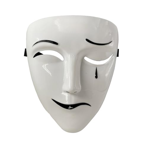 PLCPDM Halloween Maske Segensmaske Des Himmelsbeamten Anime Tians Guan Ci Fus Maske Halloween Cosplay Party Kostümzubehör von PLCPDM