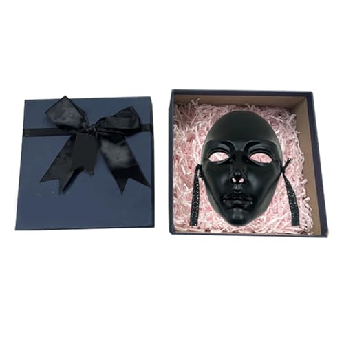 PLCPDM Maskerade Maske Bemalbare Gesichtsmaske Vollgesichtsmaske Für Damen Und Herren Cosplay Fotografie Requisiten Halloween Dekoration von PLCPDM