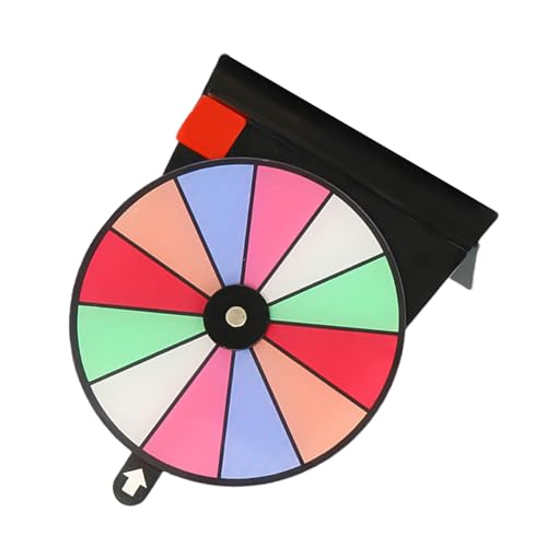 PLCPDM Tabletop Preis Plattentable Löschen Wiederverwendbares Fortunes Wheel Fortunes Party Turn Plate Wheel Prize Spinnings Spiel Enduring von PLCPDM