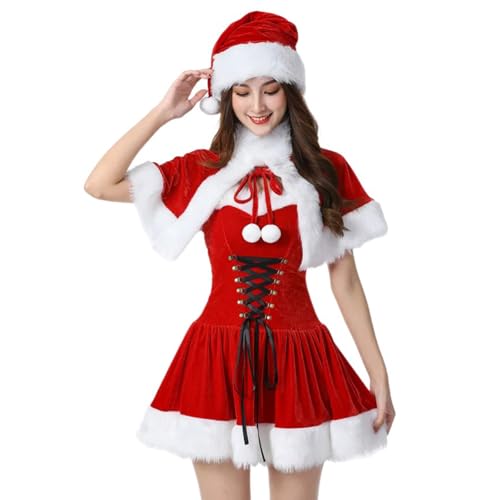 PLCPDM Weihnachtskostüm-Zubehör für Damen, Mädchen, Weihnachten, Geburtstag, Hochzeit, Halloween von PLCPDM