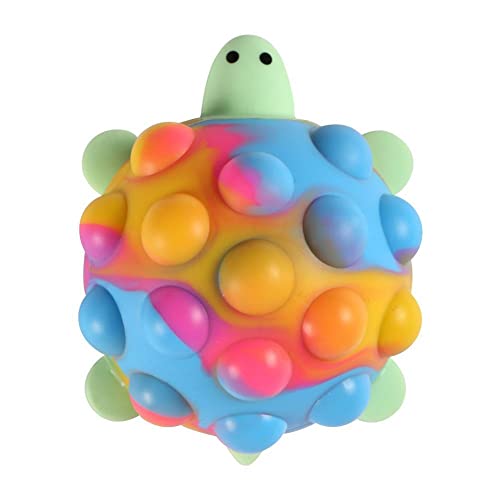 Schildkröte Ball Cartoon Tier Form Grip Ball Geschenke Stress Prise Musik Blase Dekompression Spielzeug Silikon T D4Q4 Vent von PLGEBR