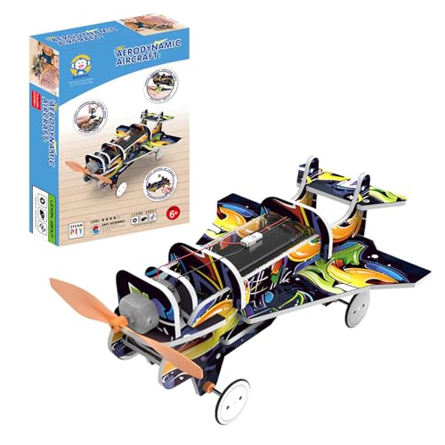 PLLKAB DIY aerodynamisches Flugzeugspielzeug, Flugzeugornamentmodelle, Kinderspielzeugornamente, Kinderhandwerk geeignet für Grundschüler, Kindergartenkinder, DIY-Spielzeug, von PLLKAB