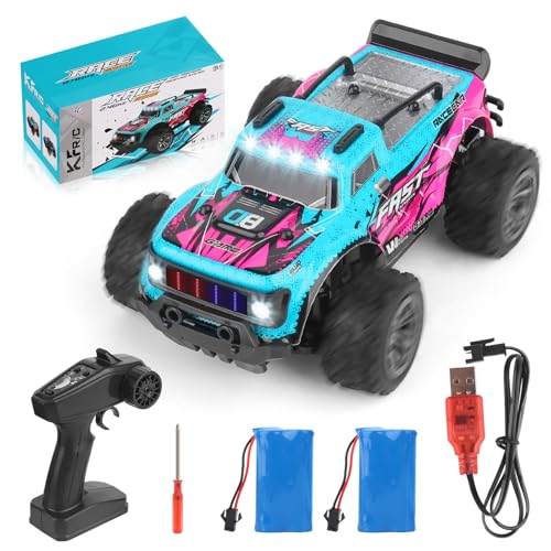 PLLYPE Ferngesteuertes Auto ab 3 4 5 6 8 Jahre Jungen Mädchen, 2,4 GHz 1:20Maßstab Fernbedienung Offroad Spielzeugauto, RC-Auto, All Terrain Off Road RC Monstertruck Spielzeug Junge 3 5 6 8 Jahre von PLLYPE