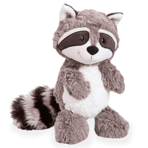 PLNVNVP 28cm Schmusetier Waschbär, Waschbär Plüschtier, Stofftier Waschbär,Realistische Waschbär Plüsch Spielzeug für Wilde Tiere, Geschenk für Freunde und Kinder von PLNVNVP