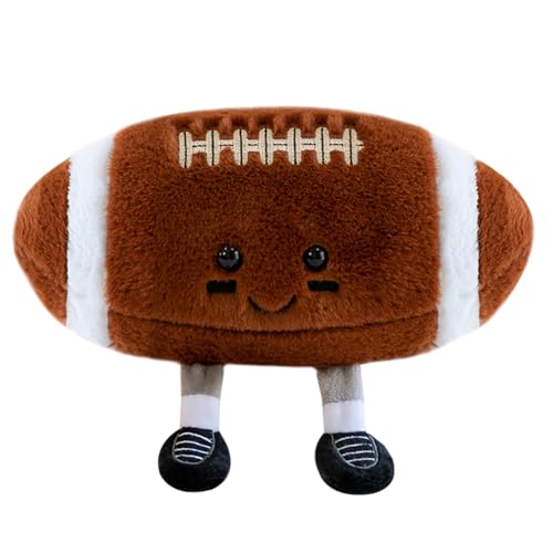 PLNVNVP Rugby Plüsch Spielzeug, American Football Plüschtier, Rugby Soft Plush, Cartoon Rugby Plüsch Stofftier Super Bowl Weiches Plüsch Sport Plüsch Spielzeug Geschenk für Fans Kinder - 25 cm PLNVNVP Rugby Plüsch Spielzeug, American Football Plüschtier, Rugby Soft Plush, Cartoon Rugby Plüsch Stofftier Super Bowl Weiches Plüsch Sport Plüsch Spielzeug Geschenk für Fans Kinder - 25 cm von PLNVNVP