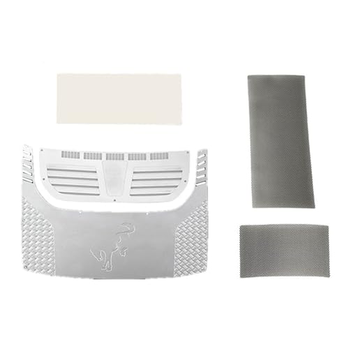 Für TRAXXAS Für TRX-4 Für Bronco 92076-4 Für 1/10 RC Crawler Auto Upgrade Teile Metall Motor Abdeckung Haube Schutz Dekorative Blatt RC Autoteile Für TRAXXAS Für TRX-4 Für Bronco 92076-4 Für 1/10 RC Crawler Auto Upgrade Teile Metall Motor Abdeckung Haube Schutz Dekorative Blatt RC Autoteile von PLOQAZEH