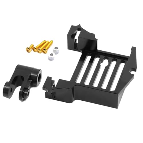 Für Traxxas 1/5 Für X-Maxx 1/6 Für Xrt 1/10 Für Maxx RC Auto Upgrade Teile Zubehör Metall Servo Mount Adapter Und 25T Servo Arm 7749 RC Autoteile(Black) von PLOQAZEH