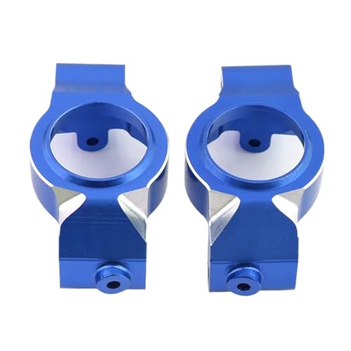 Für Traxxas Für X-Maxx Xmaxx 6S 8S 1/5 2 Stücke Metall Front Caster Block C-Hubs RC Für Monster Truck Upgrade Teile Ersatz Teile RC Autoteile(Blue) von PLOQAZEH