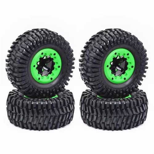 Für ZD Für Für Racing Für DBX-10 Für Traxxas Für Slash Für Arrma Für VKAR 10SC 4 Stücke 1/10 Short Course Truck Reifen Reifen Rad 12 Mm Sechskant RC Buggy Reifen(Green) von PLOQAZEH