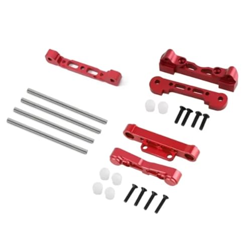 Für Arrma 1/7 Für Felony Für Infraction 1/8 Für Kraton Für Outcast Für Typhon 6S Upgrade Teile ChassisRC Metall Vorne Und Hinten Suspension Arm RC Autoteile(Red) von PLOQAZEH