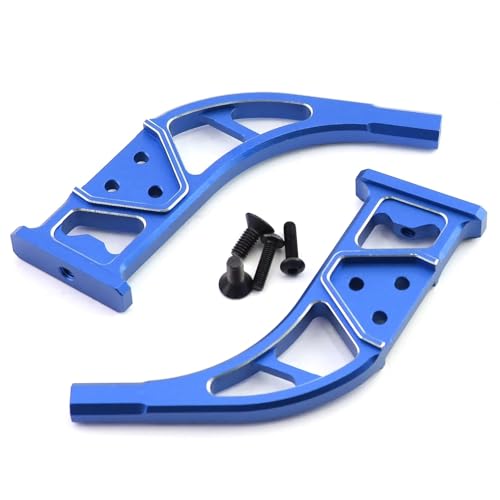 PLOQAZEH Für Arrma 1/7 Für Infraction Für Limitless Für Felony 6S Für BLX Metall Diffusor Unterstützt Hinten Flügel Unterstützung Rahmen RC Auto Upgrade Teile RC Autoteile(Blue) von PLOQAZEH