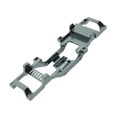 PLOQAZEH Für FMS Für Xiaoqi Für FCX24 Für 1/24 RC Autoteile Metallaufrüstung Und Umrüstung CNC-Prozess Für Chassisrahmen RC Autoteile(Gray) von PLOQAZEH