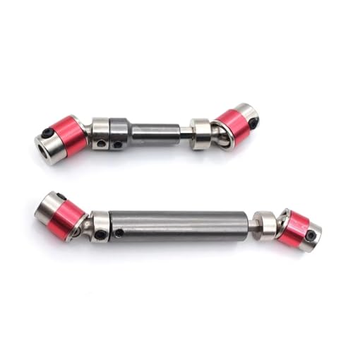 PLOQAZEH Für Feiyue Für FY03 Für FY-03 Für FY01-07 Für Q39 2Pcs Metall Vorne Und Hinten CVD Antriebswelle Für 1/12 RC Auto Upgrade Teile Zubehör RC Autoteile von PLOQAZEH