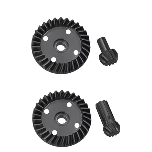 PLOQAZEH Für MJX Für Hyper Go 14210 14209 H14BM 30T/10T Stahl Differential Antriebsrad Vorne Hinten Stirnrad-kegelrad RC Teil RC Autoteile(1 Set) von PLOQAZEH