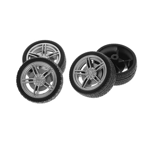 PLOQAZEH Für Spielzeug Für Modell DIY 4 Stücke 40mm Für Simulation Gummi Rad Für Reifen Rad Für RC Ersatzteile RC Buggy Reifen von PLOQAZEH