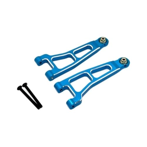 PLOQAZEH Für UD1201 Für UD1202 Für UD-12PRO Zubehör Metall Upgrade Teile Rc Modell Crawler Auto LKW Für Buggy Front Upper Für Schaukel Arm RC Autoteile(Blue) von PLOQAZEH