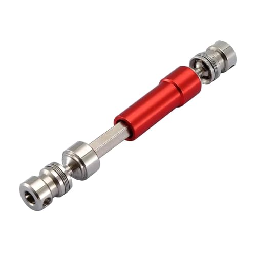 Für Wltoys 12427 12423 12428 12429 Metall Hintere Antriebswelle 80mm-100mm 1/12 RC Auto Upgrade Teile Zubehör RC Autoteile(Red) von PLOQAZEH