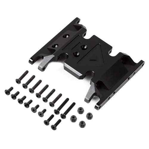 PLOQAZEH RC Autoteile Für Axial Für SCX10 Für SCX10 II 90046 1/10 Für LCG Chassis Kit Rahmen Träger Schocks Antriebswellen Stoßstange Übertragung Links RC Crawler Upgrade Teile(Skid Plate) von PLOQAZEH