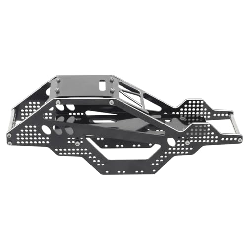 PLOQAZEH RC Autoteile Für Axial Für SCX24 90081 Für Deadbolt 1/24 RC Crawler Upgrade Teile Zubehör Metall Für Chassis Rahmen Körper Shell von PLOQAZEH