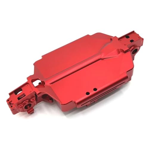 PLOQAZEH RC Autoteile Für MJX Für Hyper Go 16207 16208 16209 16210 H16 M162 1/16 Metall Körper Für Chassis RC Auto Upgrade Teile Zubehör(Red) von PLOQAZEH