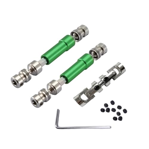 PLOQAZEH RC Autoteile Für MN Für MN128 MN86 MN86S MN86K MN86KS G500 Upgrade Teile 1/12 3 Stücke Metall Antriebswelle CVD Antriebswelle RC Auto Upgrade Teile Zubehör(Green) von PLOQAZEH