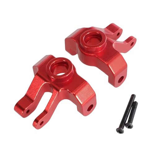 PLOQAZEH RC Autoteile Für MN Für MN128 MN86KS G500 MN86S 1/12 4 × 4 RC Fernbedienung Auto Upgrade Teile Zubehör Vorderachse Lenkung Tasse(Red) von PLOQAZEH