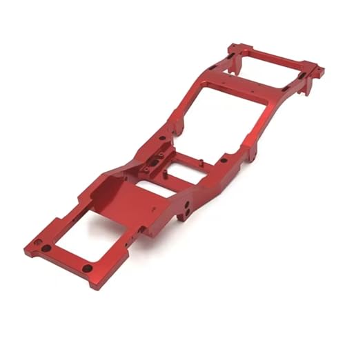 PLOQAZEH RC Autoteile Für Mangniu 1/12 Für MN82 LC79 Metall Upgrade Zubehör Modifikation Für Chassis Rahmen Rahmen RC Auto Ersatzteile(Red) von PLOQAZEH