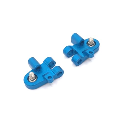 PLOQAZEH RC Autoteile Für Mini-Q8 Für Mini-Q9 1/28 Metall Upgrade Geändert Unteren Für Schaukel Arm RC Auto Teile Ersatz Zubehör(Blue) von PLOQAZEH