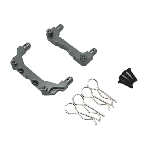 PLOQAZEH RC Autoteile Für Mjx Für 14209 Für 14210 1/14 Für Metall Körper Mount Post Shell Spalte Fernbedienung Upgrade Teile Zubehör Teil(Grey) von PLOQAZEH