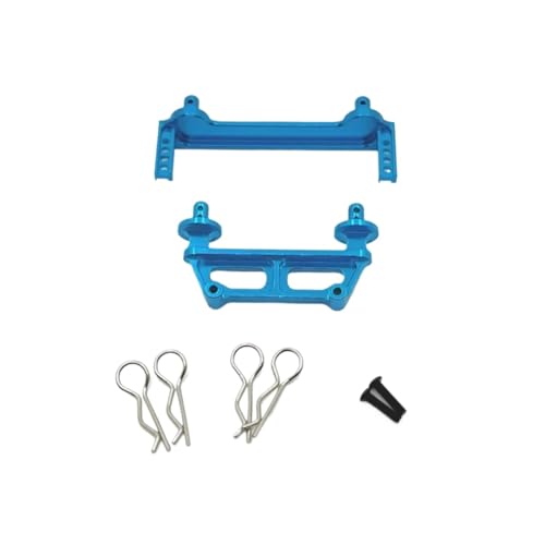 PLOQAZEH RC Autoteile Für Mjx Für H16 M162 M163 16207 16208 16209 16210 1/16 Metall Körper Mount Post Shell Spalte Fernbedienung Upgrade Teile Zubehör(Blue) von PLOQAZEH