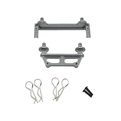 PLOQAZEH RC Autoteile Für Mjx Für H16 M162 M163 16207 16208 16209 16210 1/16 Metall Körper Mount Post Shell Spalte Fernbedienung Upgrade Teile Zubehör(Grey) von PLOQAZEH