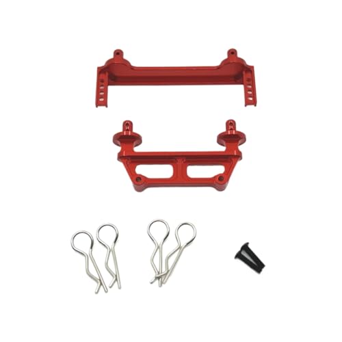 PLOQAZEH RC Autoteile Für Mjx Für H16 M162 M163 16207 16208 16209 16210 1/16 Metall Körper Mount Post Shell Spalte Fernbedienung Upgrade Teile Zubehör(Red) von PLOQAZEH