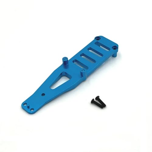 PLOQAZEH RC Autoteile Für Wltoys Für 124006 12423 12427 12428 12429 1/12 RC Auto Upgrade Teile Zubehör Metall Zweite Boden Platte(Blue) von PLOQAZEH