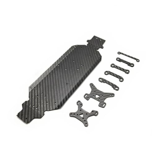 PLOQAZEH RC Autoteile Für Wltoys Für 144001 144002 144010 Upgrade Teile Carbon Fibre Für Chassis Schock Halterung Arme Feste Teile Set von PLOQAZEH