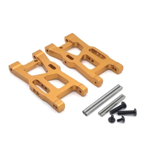 RC Autoteile Für Wltoys Für 144010 144001 144002 1/14 124016 12124018 124019 1/12 RC Auto Upgrade Vorne Für Schaukel Arm Vorne Suspension Arme(Yellow) von PLOQAZEH