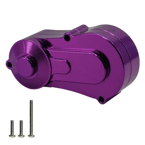 RC Autoteile Für Losi Für LMT Upgrade Teile 1/18 Übertragung Getriebe Fall Abdeckung Shell Gehäuse Aluminium Metall Für Rc Crawler Zubehör Auto(Purple) von PLOQAZEH