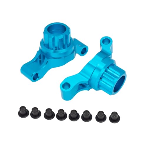 RC Autoteile Für Tamiya Für TT02 1/10 Fernbedienung Auto Upgrades Teile Zubehör 2 Stücke Metall Hinten Aufrecht Hinten Hub Carrier Zubehör(Blue) von PLOQAZEH