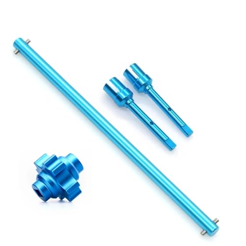 RC Autoteile Für Tamiya Für TT02 Für TT02B 1/10 RC Fernbedienung Upgrades Teile Metall Zentrale Antriebswelle Propeller Joint Differential Sperre Spule(Blue) von PLOQAZEH