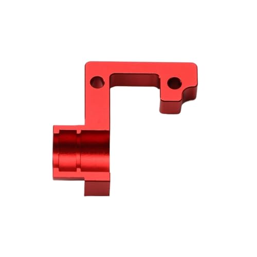 RC Autoteile Für Tamiya Für TT02 RC Auto Upgrade Teile 1/10 Zubehör Metall Offene Getriebe Box Getriebe Gehäuse Getriebe Halterung Fernbedienung Auto Teile(Red) von PLOQAZEH