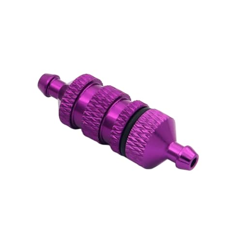 RC Autoteile Für Traxxas Für Hsp 94122 94188 1/8 1/10 RC Für Modell Auto Upgrade Teile Zubehör Metall Filter Für Nitro 02156 Zubehör(Purple) von PLOQAZEH