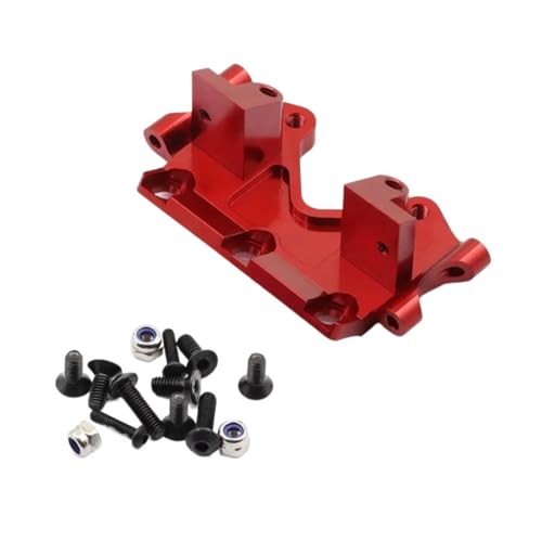 RC Autoteile Für Traxxas Für Slash Für Vxl Für Rustler Für Stampede Für Bandit 2WD 1/10 Upgrade Teile Zubehör Metall Front Lower Schott RC Auto(Red) von PLOQAZEH