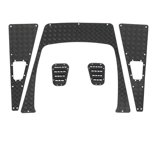 RC Autoteile Für Traxxas Für TRX-4 82056-4 Für Defender 1/10 RC Crawler Auto Teile Metall Anti-Skid Platte Ansauggitter Haube Skid Platte Dekoration Modifikation Zubehör RC Autoteile Für Traxxas Für TRX-4 82056-4 Für Defender 1/10 RC Crawler Auto Teile Metall Anti-Skid Platte Ansauggitter Haube Skid Platte Dekoration Modifikation Zubehör von PLOQAZEH