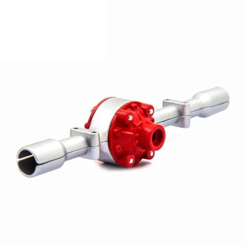 RC Autoteile Für WPL Für D12 D22 D32 D42 C14 C24 C24-1 C34 B14 B24 B16 B36 Metall Hinterachse Gehäuse Shell Fall RC Auto Upgrade Teile Zubehör(Red) von PLOQAZEH