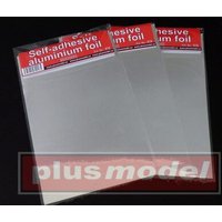 PLUS MODEL 018 Alufolie 2 Stück Aluminium-Folie selbsthaftend / Adhesiv. von PLUS MODEL