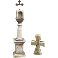 PLUS MODEL 172 1:35 Steinläule mit Friedensangebot Kreuz von PLUS MODEL